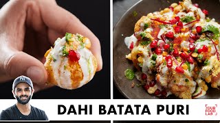 Dahi Batata Puri Recipe  Street Style Chaat  दही बटाटा पूरी  Chef Sanjyot Keer [upl. by Dart]