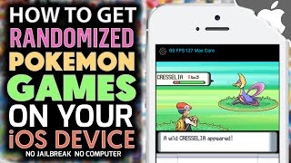 How to Get Randomized NDS Pokemon Games on your iOS Device NO COMPUTER NO JAILBREAK [upl. by Rekoob]