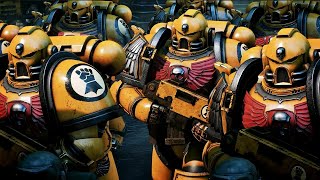 Dreadnoughts March  Warhammer 40K  Dark Techno  EBM  Industrial Bass  Metal Free [upl. by Suvart643]