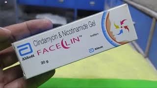 Faceclin Gel Clindamycin amp Nicotinamide Gel Faceclin Gel for Acne Uses side effects and benefits [upl. by Kooima329]