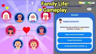 Family Life Game Gameplay [upl. by Aninahs]