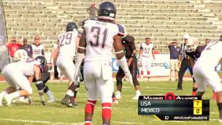 Mexico 35 vs USA 7  World University Championship 2016 [upl. by Hannaoj]