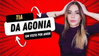 O JACU CAÇADOR DE VISTO BR E A BRASILEIRA EMOCIONADA  TIA DA AGONIA [upl. by Gargan909]