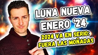 😍 LUNA NUEVA ENERO 2024  FUERA LAS EXCUSAS EL TRIUNFO ES TUYO  Astrología [upl. by Adekram]