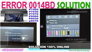 How to fix 0014BD reset Epson SCP7500 P7530 P7570 SCP9500 P9530 P9570 Online solution 🖨️✅✅ [upl. by Lamond]