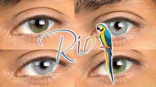 All Solotica Hidrocor Rio Colors  Best Colored Contact Lenses [upl. by Carlota]