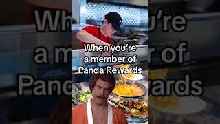 When You’re a Member of Panda Rewards a Big Deal pandaexpress anchorman funny memes shorts [upl. by Gnouv454]