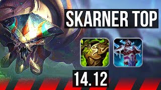 SKARNER vs AATROX TOP  Rank 1 Skarner 618  EUNE Challenger  1412 [upl. by Ellerol690]