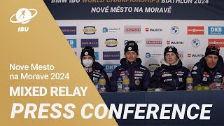 NMNM24 Mixed Relay Press Conference [upl. by Netnert]