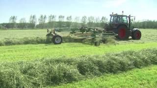 KRONE Swadro Twin Rotor Centre Delivery Rakes [upl. by Matlick502]