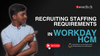 Recruiting Staffing Requirements in Workday HCM  ZaranTech [upl. by Koran915]