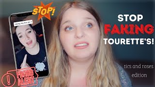 Girl with Real Tourettes Reacts to Tiktoker Faking Tourettes  TicsandRoses Edition Part 3 [upl. by Jobi220]