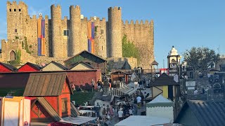 Medieval Festival Obidos 2024 Walking Tour [upl. by Runstadler]