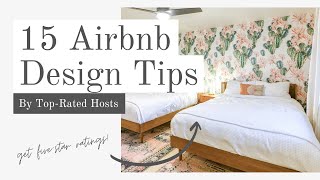 15 ShortTerm Rental Design Tips [upl. by Hourigan]