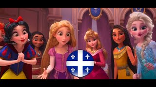 Vanellope meets the Disney Princesses Quebec French  RALPH BREAKS THE INTERNET [upl. by Londoner]