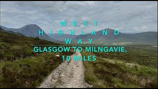 Glasgow to Milngavie West Highland Way [upl. by Htilil931]