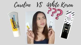 Careline BB Cream vs IWhite Korea BB Holic Comparison Review [upl. by Ruyam542]