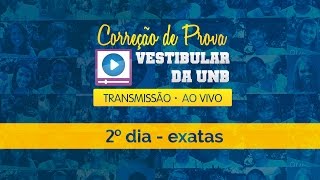 Correção AO VIVO  Vestibular da UnB 2015  2º Dia de prova [upl. by Artap812]