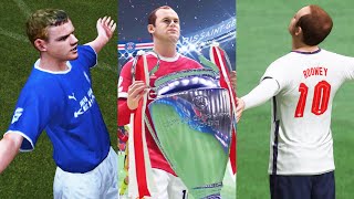 WAYNE ROONEY IN EVERY FIFA 0422 [upl. by Ahseinat273]