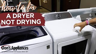 Why is My Dryer Not Drying  Try These Quick Tips [upl. by Aldwon]