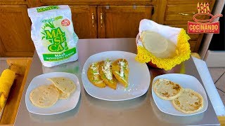 DIFERENTES USOS PARA MASA DE MAIZ Tortillas Sopes Gorditas Quesadillas  Cocinando Con Amor [upl. by Woehick]