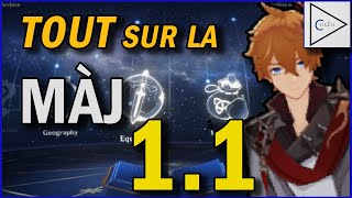 TOUTES LES NEWS PATCH 11 CONFIRMÉES en FR  Nouveau système de Réputation Genshin Impact [upl. by Eirrotal]