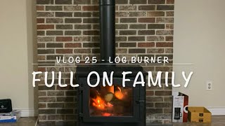 25  MINUS 6 in NOVA SCOTIA  Englander LOG BURNER complete [upl. by Nyletac]