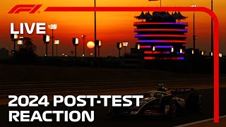 F1 LIVE 2024 Post Test Reaction [upl. by Annahael141]