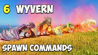 ASA ALL Wyvern Spawn COMMAND  How To Summon ALL Wyverns in ARK Survival Ascended [upl. by Domineca272]