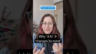 Why AI quotchanges its mindquot 🧐 [upl. by Notnroht]