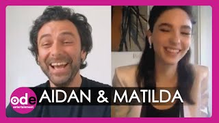 LEONARDO Aidan Turner amp Matilda De Angelis on Working Together [upl. by Roslyn]