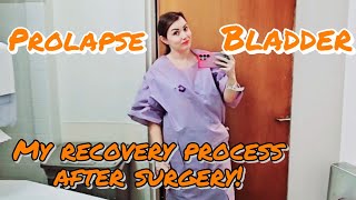 Recovery after surgeryFirst weekProlapse bladder surgeryCystocele surgeryAnterior colporrhaphy [upl. by Lohman634]