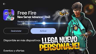 🌟NUEVO SERVIDOR AVANZADO de FREE FIRE 2024 NUEVO PERSONAJE EXPLORADOR FRIKI [upl. by Yddeg]