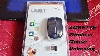 Amkette Wireless Mouse Unboxing [upl. by Gaskill93]