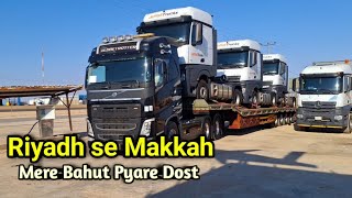 Riyadh se Makkah SaudiArabia Truck Driver [upl. by Alyahsat848]