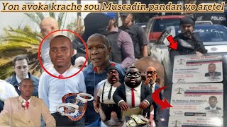 🔴Muscadin fenk fouke yon Avoka ki plen zam nan machin li Avoka krache nan figi komisè a ka grav [upl. by Sheply]