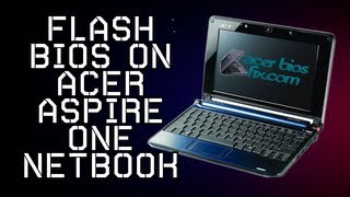 How to flash BIOS on Acer Aspire One ZG5 netbook [upl. by Fritzsche]