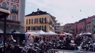 Locarno CH la città intera  gita sul trenino di Locarno  video [upl. by Yadrahs]