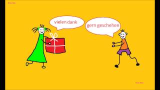 Как поблагодарить и как ответить на благодарность на немецком языке [upl. by Lupita165]
