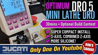 The Best 3Axis Mini Lathe DRO Setup  Extra Fixups  Robs Garage [upl. by Leary927]