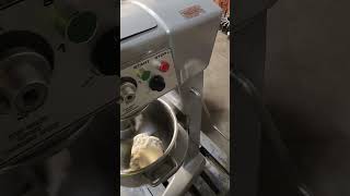 Hobart D300 mixing stiff dough with a J Hook [upl. by Pascal]