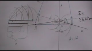 Dadas las escalas axonométricas obtener los ejes Teorema de Shlömilch [upl. by Weinberg]