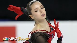 Russian 15 year old Valieva WINS GOLD in stunning Grand Prix debut  NBC Sports [upl. by Fillian]