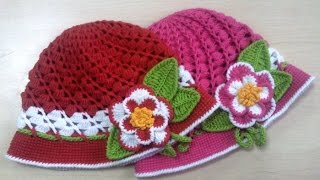 Crochet Patterns for free crochet hat patterns for kids 1046 [upl. by Sherl310]