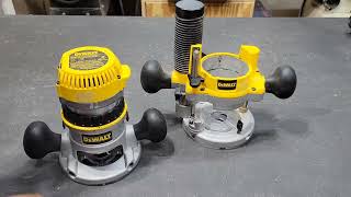 DEWALT Router Fixed Plunge Base Kit Review [upl. by Ecnaled102]