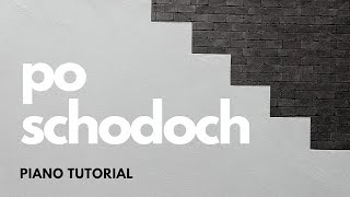 BANKET  Po schodoch piano tutorial [upl. by Acceb]