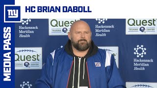 Brian Daboll Previews Week 16 vs Philadelphia Eagles  New York Giants [upl. by Erinna455]