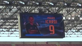 Formazione Inter Vs Bologna 25 Settembre 2016 Stadio San Siro [upl. by Deedahs]