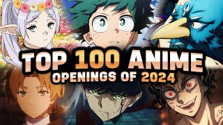 Top 100 Anime Openings of 2024 Party Rank [upl. by Hamann77]