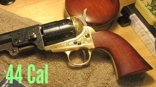 1851 NAVY 44 Cal by PIETTA Brass Engraved First Look [upl. by Stucker]